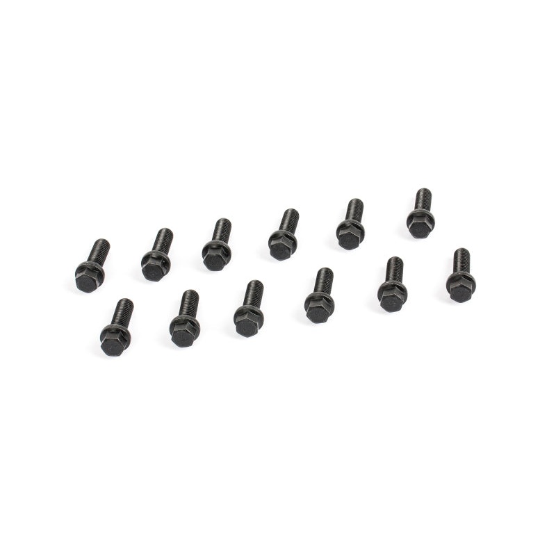 Cometic Header Bolts M8 - 1.25 x 25mm Grade 5 Carbon Steel w/ Compact Head & Black Oxide Finish