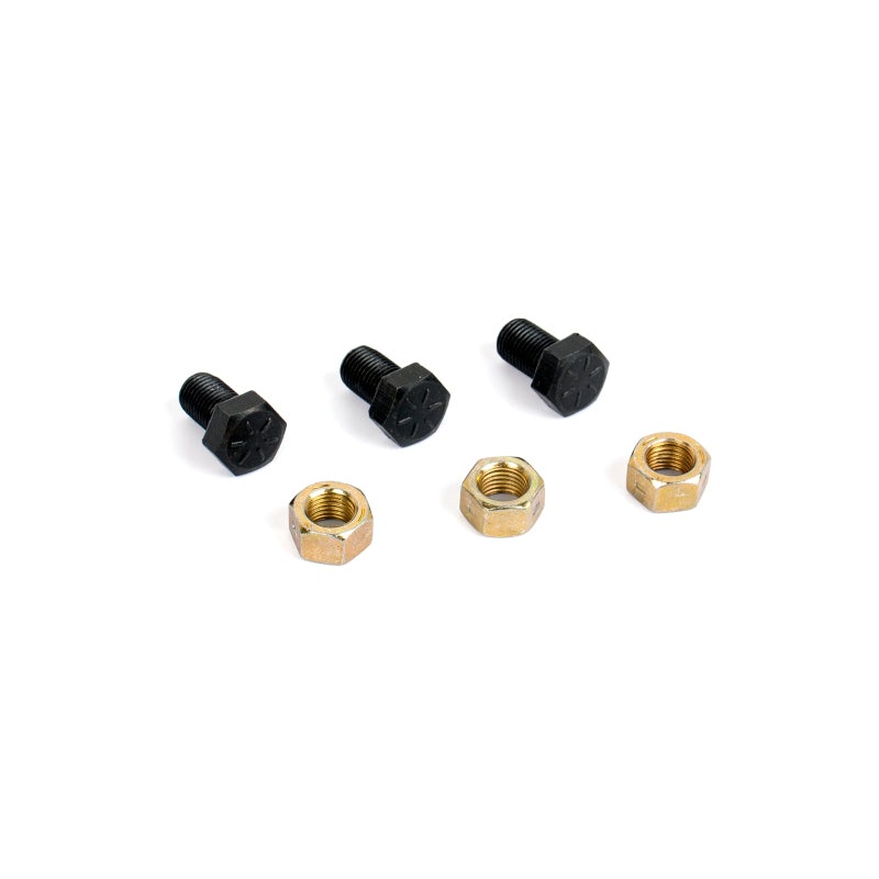 Cometic Torque Converter Bolts 3/8-24 x 5/8in-Grade 8 Black Oxide Finish w/ Nuts