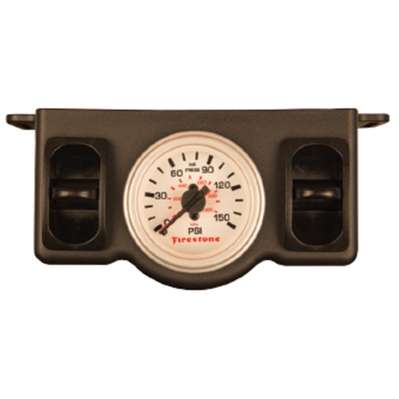 Firestone Pneumatic Dual Pressure Gauge - White Plastic (WR17602574)
