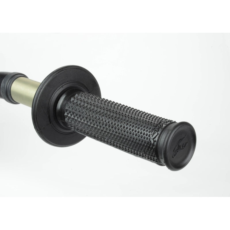 Renthal Ultra-Tacky Dual Compound Grips Tapered 1/2 Waffle - Black