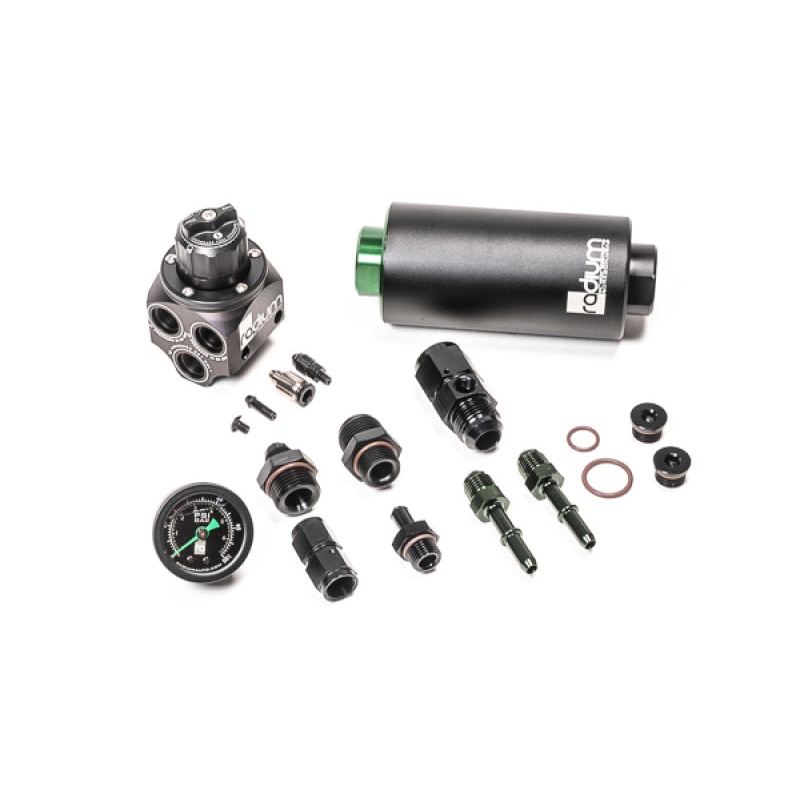 Radium Engineering 01-06 BMW E46 M3 Fuel Pressure Regulator & Fuel Filter Kit w/ Stainless Filter