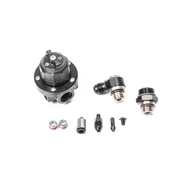 Radium Engineering 8AN ORB Direct Mount Regulator-Rotating Assembly (DMR-RA) - Black