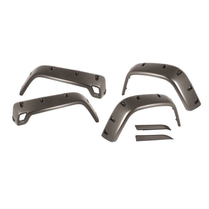 Rugged Ridge 6-Piece Fender Flare Kit 97-06 Jeep Wrangler