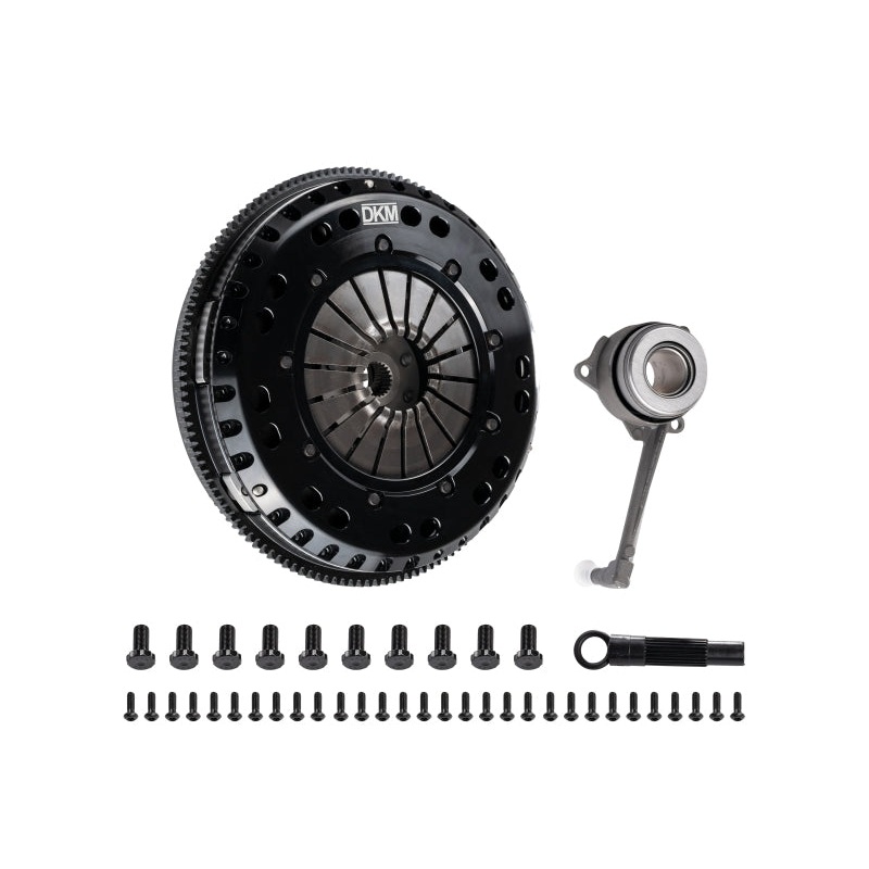 DKM Clutch VW MK4 R32 MS Twin Disc Clutch Kit w/Steel Flywheel (660 ft/lbs Torque)
