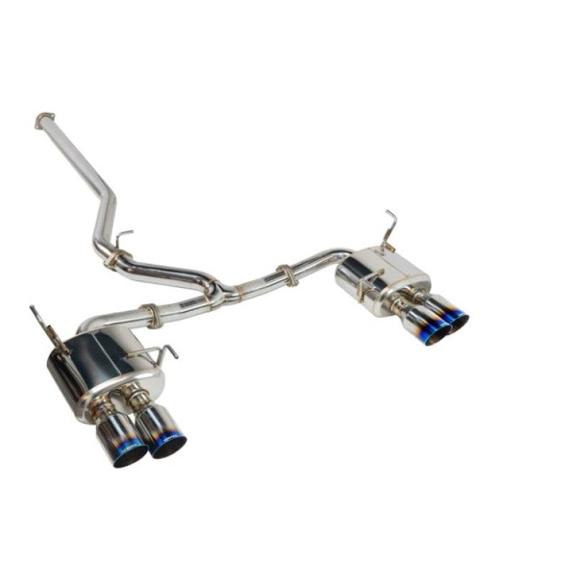 Remark 2022+ Subaru WRX Cat-Back Exhaust w/ Burnt Stainless Tip Cover