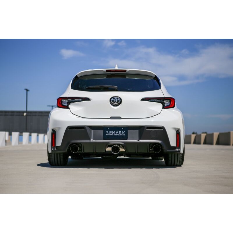 REMARK Catback Exhaust, Toyota GR Corolla, Elite Spec Stainless Center Cover
