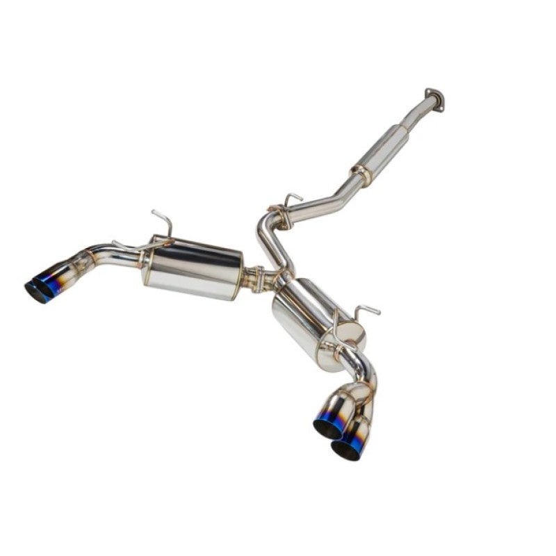 REMARK Sports Touring CatBack Exhaust, Toyota GR86 / Subaru BRZ 2022+, Burnt Stainless Tip