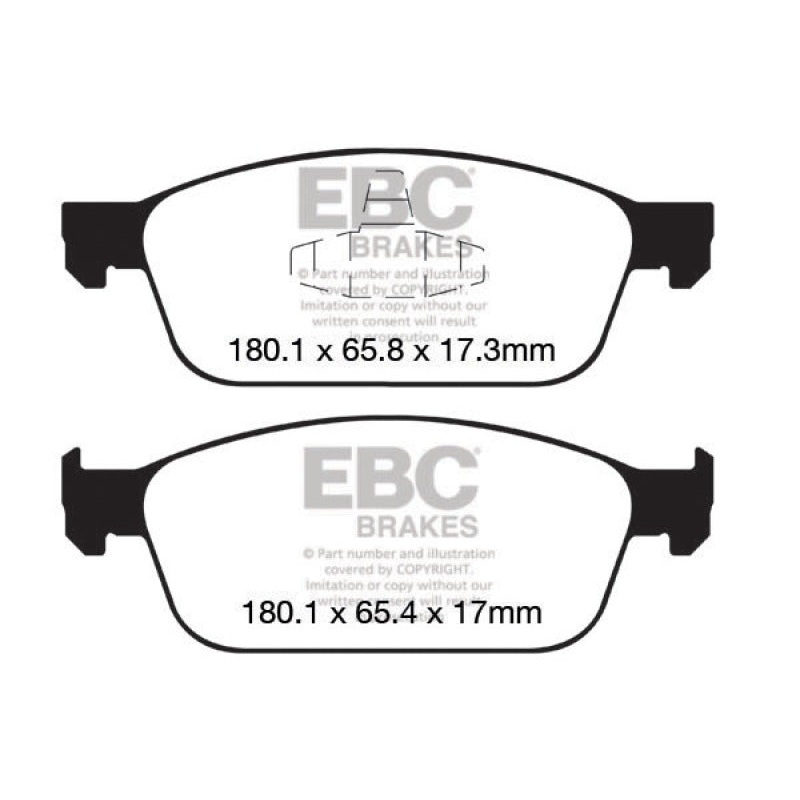 EBC 12-18 Ford Focus ST Bluestuff Front Brake Pads