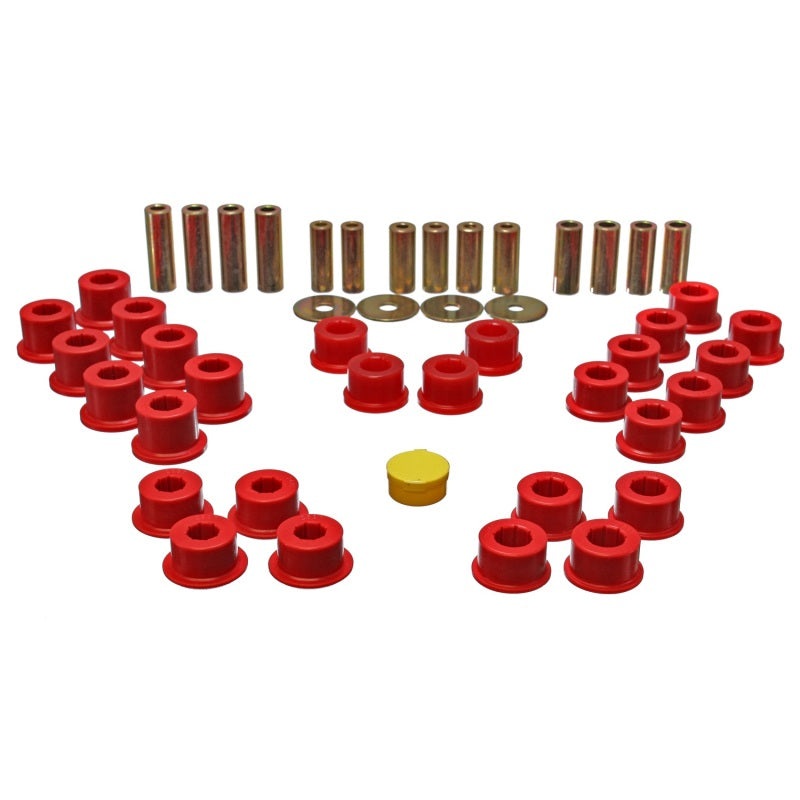 Energy Suspension 90-97 Mazda Miata Red Rear Control Arm Bushing Set