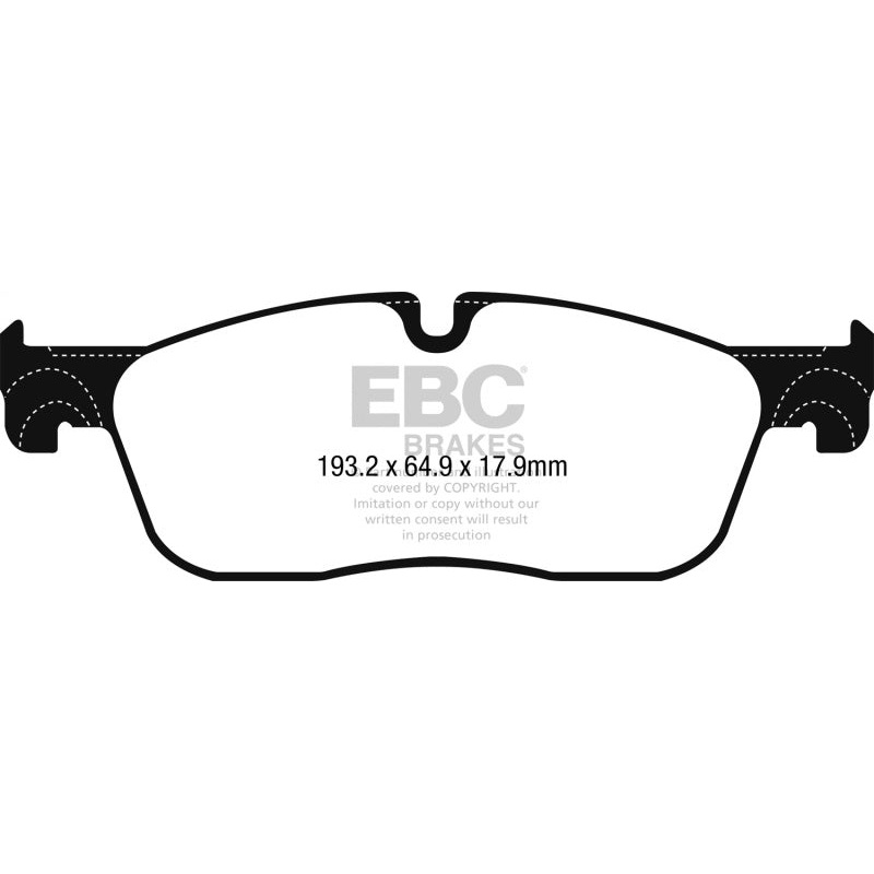 EBC 2017+ Jaguar F-Pace Ultimax2 Front Brake Pads