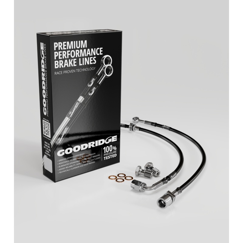Goodridge 02-17 Toyota Camry Stainless Steel Front Brake Lines