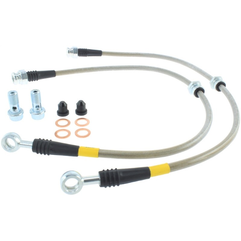 StopTech 06-12 Mitsubishi Eclipse Stainless Steel Front Brake Lines