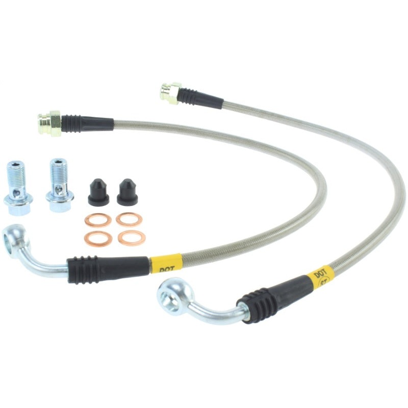 StopTech 14-17 Chevrolet Corvette Stainless Steel Front Brake Lines