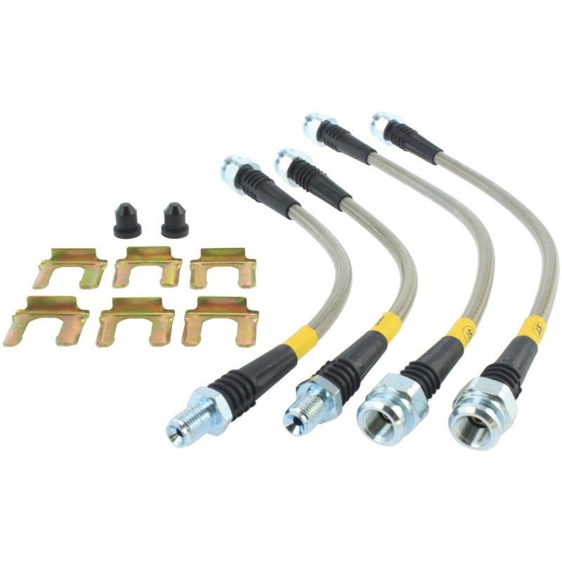 StopTech 4/90-99 Mistsubishi 3000GT Stainless Steel Front Brake lines