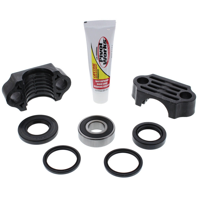 Pivot Works 10-11 Yamaha YFM350 Grizzly IRS PW Steering Stem Bearing Kit
