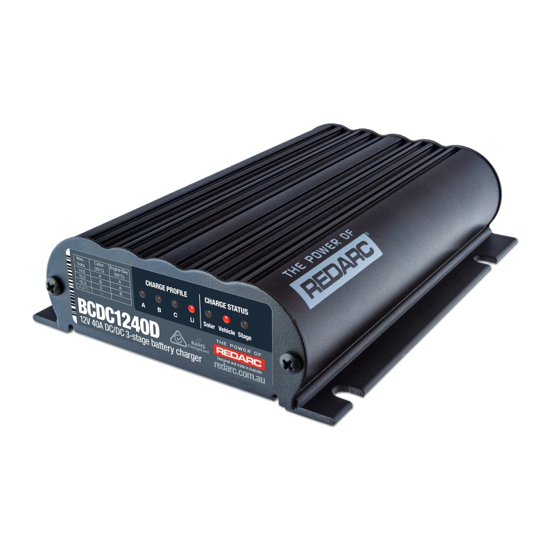 REDARC DC/DC Dual Input In-Vehicle Battery Charger - 12V 40A