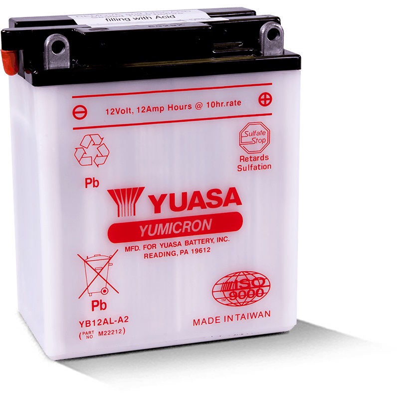 Yuasa YB12AL-A2 Yumicron 12 Volt Battery