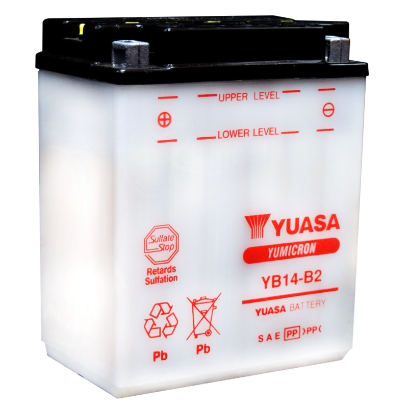 Yuasa YB14-B2 Yumicron CX 12 Volt Battery
