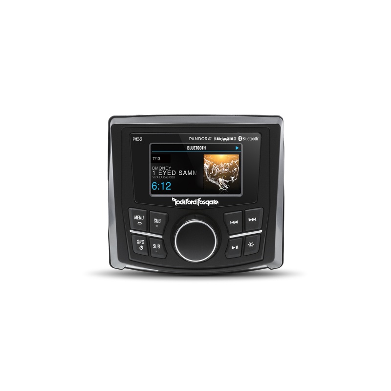 Rockford Fosgate Compact Digital Media Receiver w/ 2.7in. Display