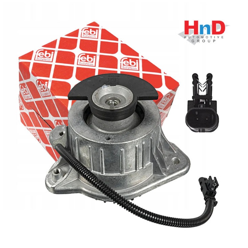 FEBI BILSTEIN 108152 Engine mount Left, Electrically Adjustable Hydro Mount For MERCEDES-BENZ S-Class Saloon W222, V222, X222 2222407517