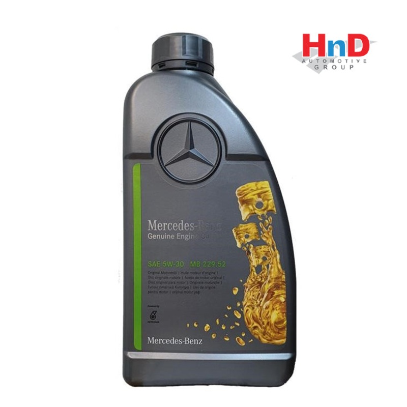 Mercedes Benz Genuine ENGINE OIL 5W30 MB229.52 1LTR 000989700611