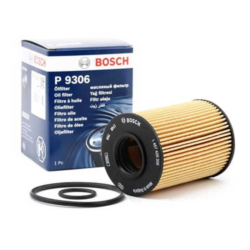 Bosch Oil Filter Element P 9306 (1 457 429 306) For Mercedes Benz 1457429306