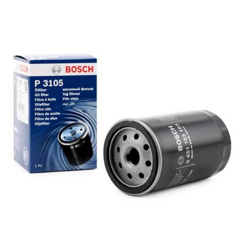 Bosch Oil Filter P 3105 (0 451 103 105) For Mercedes Benz C124 W201 R129 0451103105