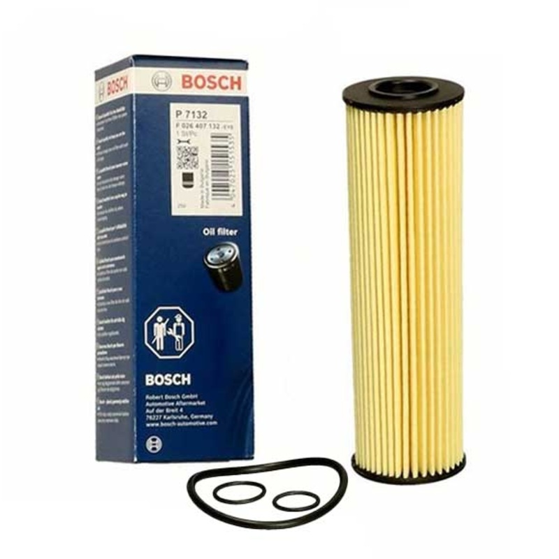 Bosch Oil Filter Element P 7132 (F 026 407 132) For Mercedes Benz F026407132