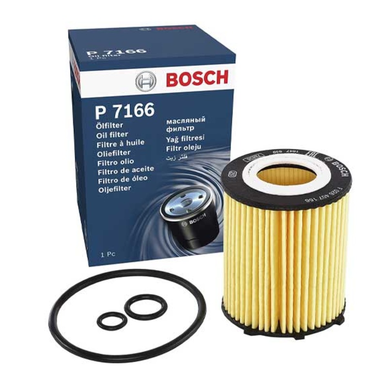 Bosch Oil Filter P 7166 (F 026 407 166) For Mercedes Benz F026407166