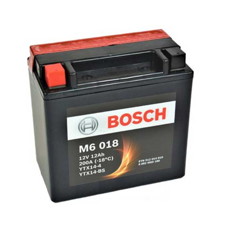 Bosch Auxiliary Battery 12V 12AH 200A (0 092 M60 180) For Mercedes Benz 2115410001