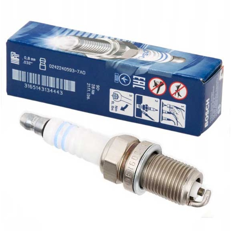 Bosch Spark Plug FR 6 DC +13 7924 For Audi 0242240593
