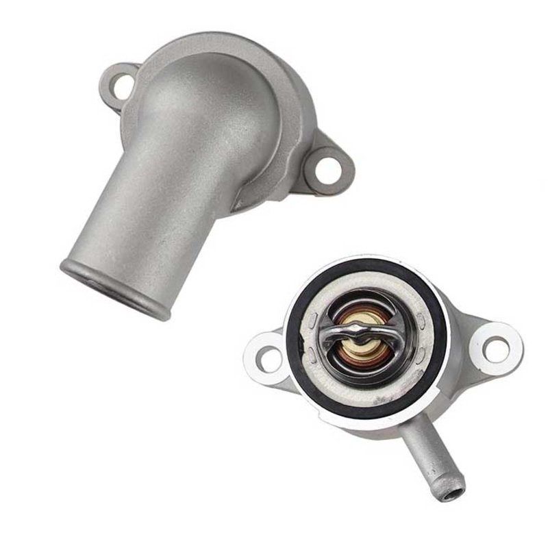 Autostar Germany Engine Coolant Thermostat Housing 87C (Aluminum) For Chevrolet Aveo Wave Lanos 96460002
