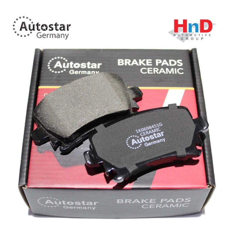 Autostar Germany BRAKE PAD SET For AUDI A3 A4A6 TT Q3, Golf V VI VII Passat B6  1K0698451G