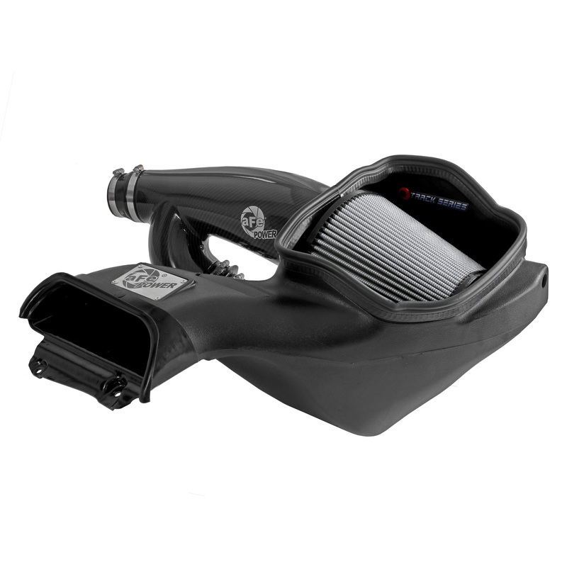 aFe Power 21-24 Ford F150 Raptor Track Series Carbon Fiber Cold Air Intake System w/ Pro DRY S Filter (57-10031D)