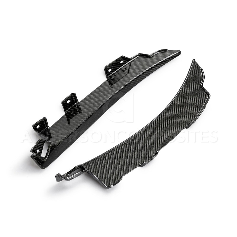 Anderson Composites carbon fiber rear mud guards - pair  (AC-RMG20FDMU500)