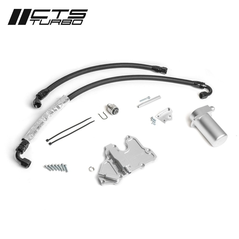 CTS Turbo MQB VW Golf/Alltrack/Sportwagen and MQB VW GTI/GLI Oil Catch Can Kit (MK7 and MK7.5) (CTS-CC-MK7TSI)