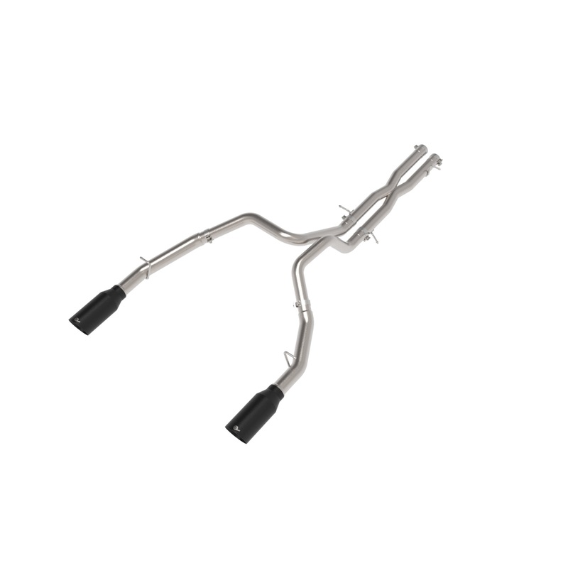 aFe Power 2025 Dodge RAM 1500 Vulcan Series 304 Stainless Steel Cat-Back Exhaust System w/ Black Tip (49-32087-B)