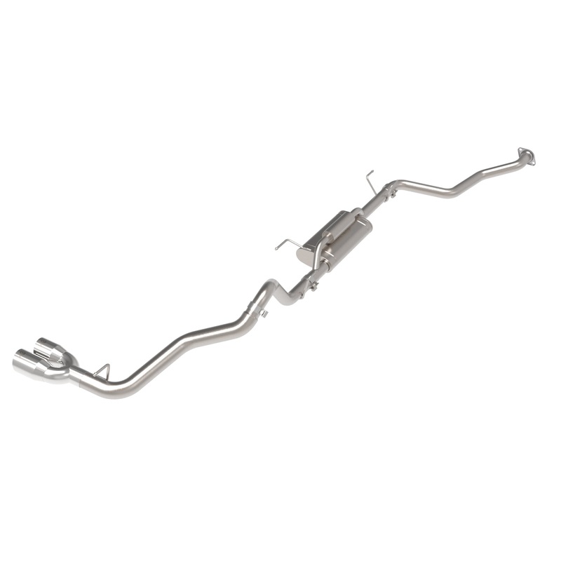 aFe Power 24-25 Toyota Tacoma L4-2.4L (t) Vulcan Series 2.5in to 3in Cat-Back w/ Polished Tip (49-36078-P)