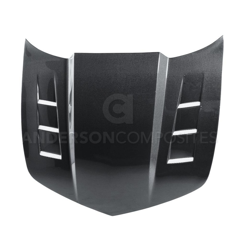 Anderson Composites Type-TS carbon fiber hood for 2010-2015 Chevrolet Camaro  (AC-HD1011CHCAM-TS)