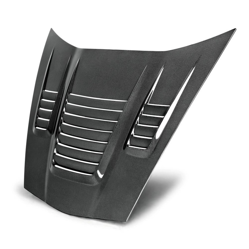 Anderson Composites Type-WH carbon fiber heat extraction hood for 2005 - 2013 Chevrolet Corvette C6  (AC-HD05CHC6-WH)