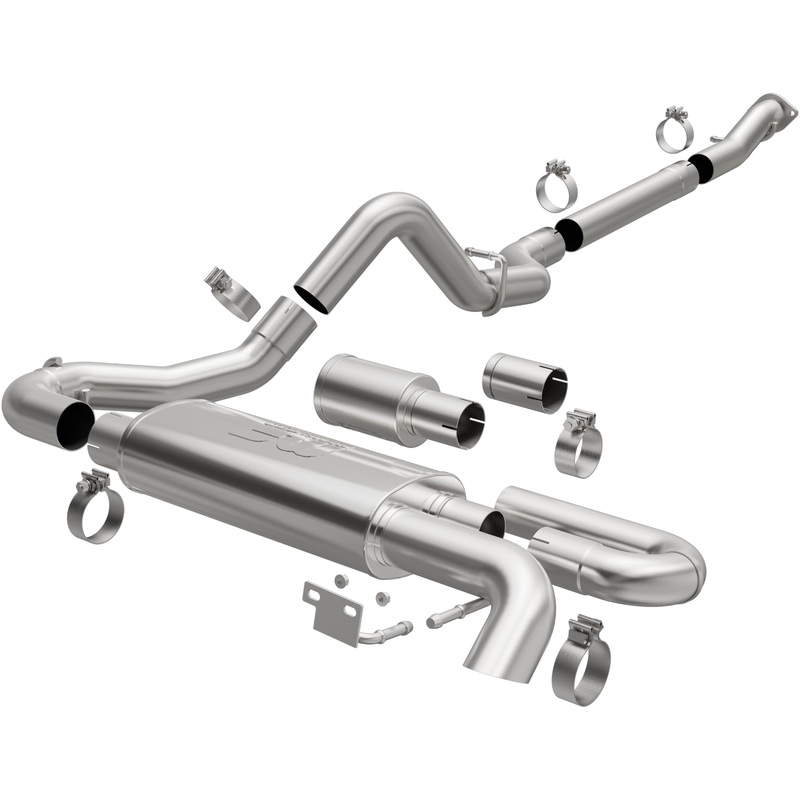 MagnaFlow 2021 Ford Bronco Overland Series Cat-Back Exhaust w/ Single Straight Driver Exit- No Tip (19559)