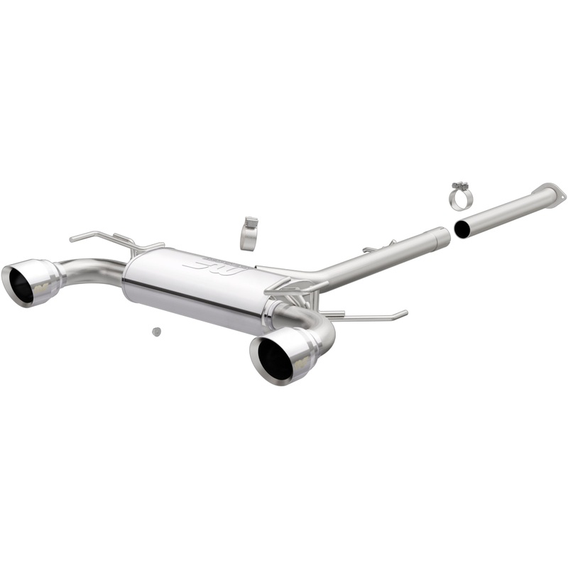 MagnaFlow Cat-Back 03-09 Nissan 350Z Street SS 2.5in Dual Split Rear Exit Polished 4.5in Tips (19342)