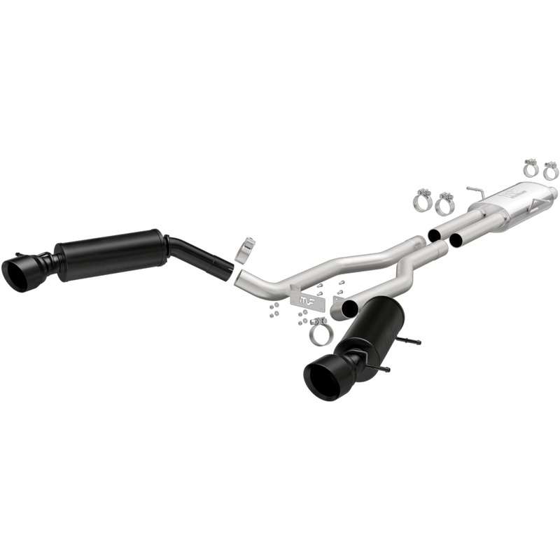 MagnaFlow Cat-Back 15-16 Land Rover Ranger Rover V6 SS 2.5in Dual Split Rear Exit 4.5in Black Tips (19123)