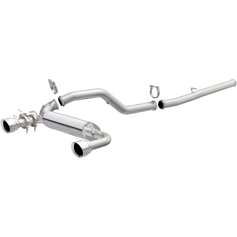 MagnaFlow Cat-Back 2016 Ford Focus RS 3in SS Dual Outlet 4.5in Polished Tips (19281)