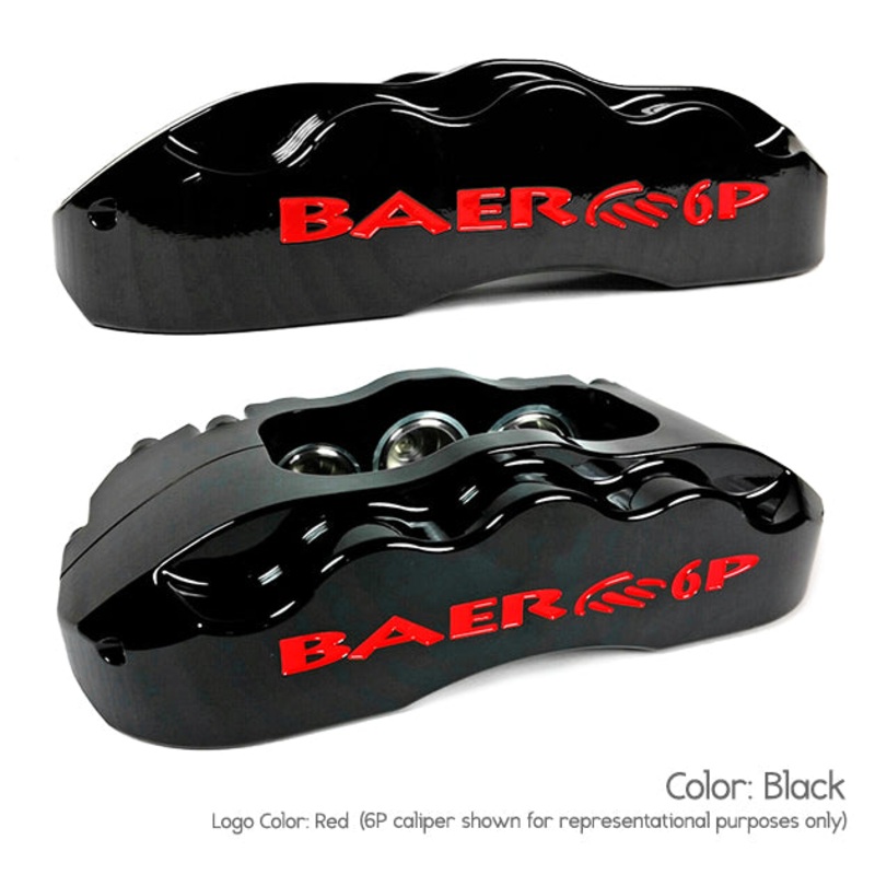 Baer Brakes 11" SS4+ Front Brake Kit, Black, SDZ, Std. Studs (4301461B)