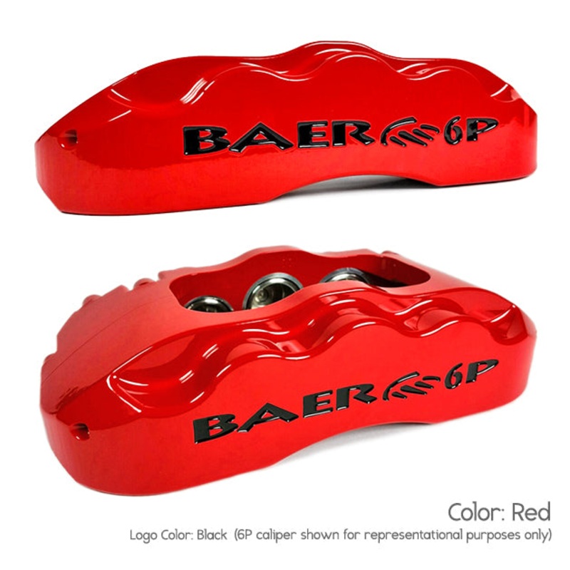 Baer Brakes 11" SS4+ Front Brake Kit, Red, SDZ, Std. Studs (4301461R)