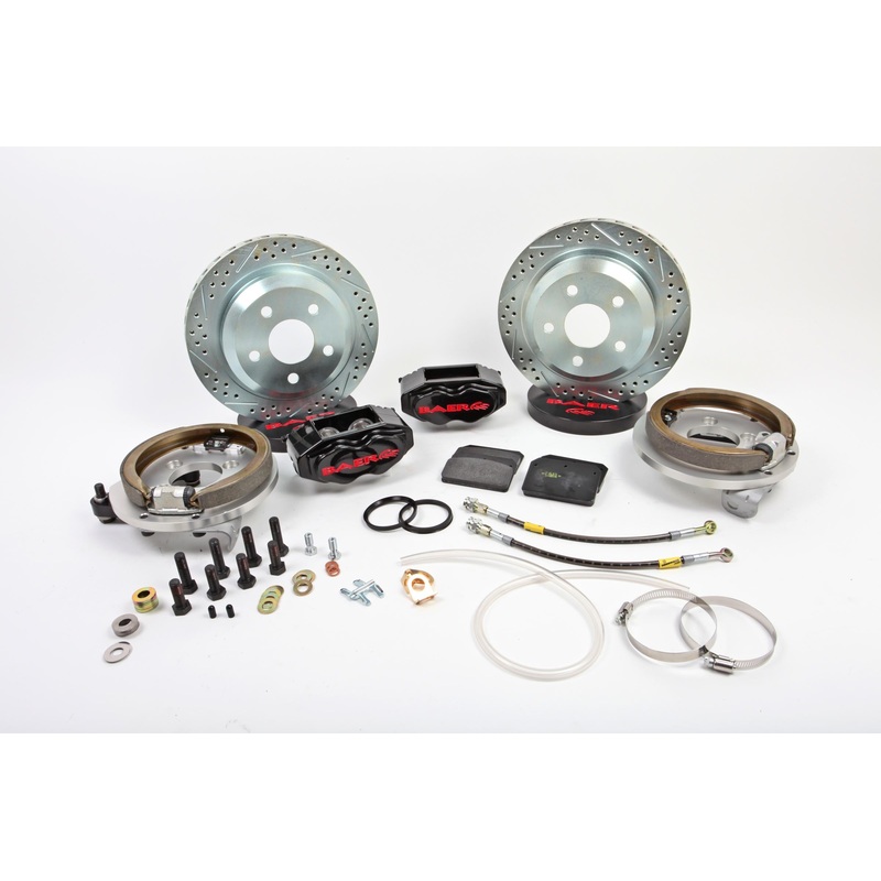 Baer Brakes OBS 12" SS4 Brake System Rear Blk 70 E-Body (4142050B)
