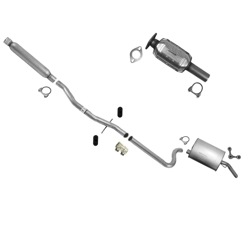 Catalytic Converter Exhaust Pipe Muffler Resonator for 09-11 Buick Lucerne 3.9L