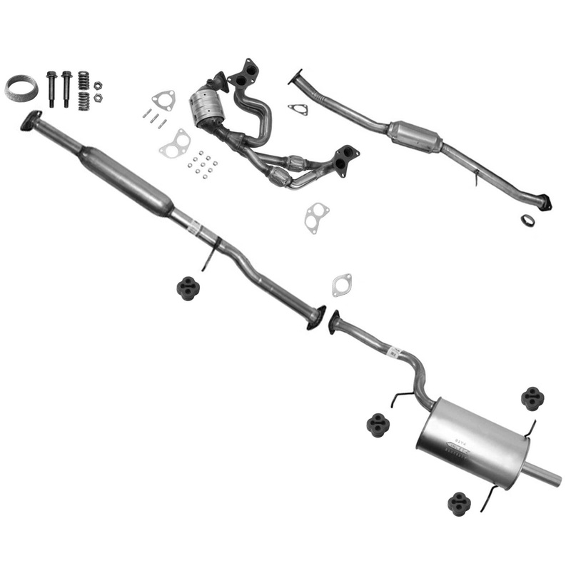 Catalytic Converter Ext Pipe Muffler Bolts For 06-08 Forester 2.5L Natural Aspr