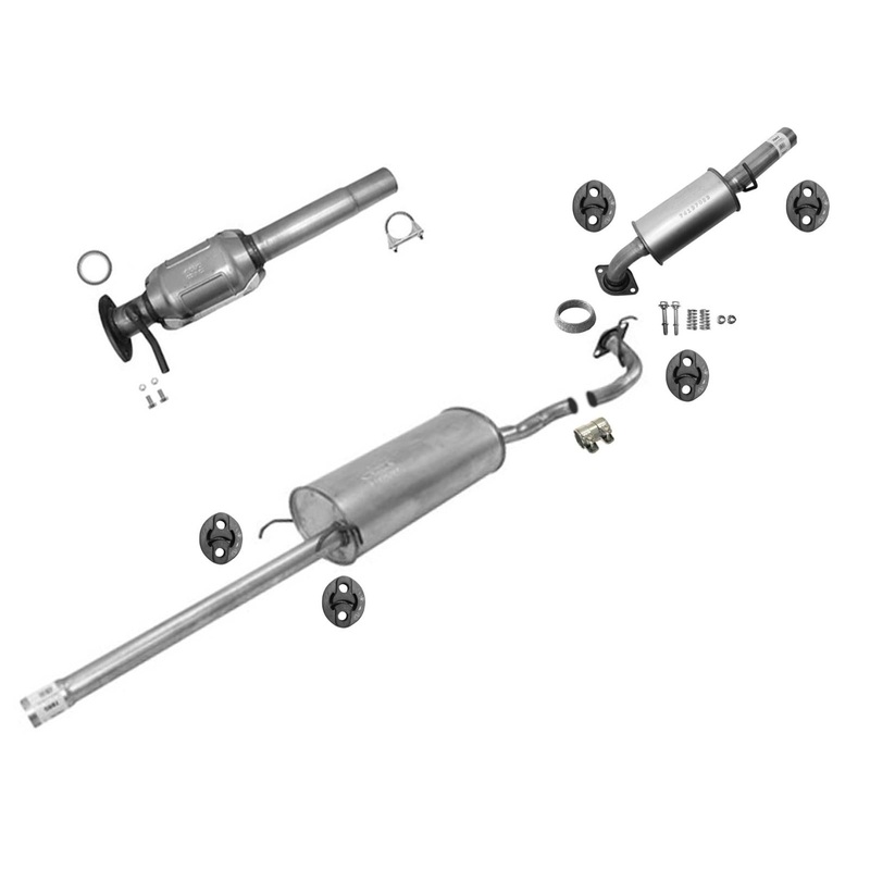Catalytic Converter Pipe Muffler Resonator for 2004-2007 Toyota Highlander 2.4L